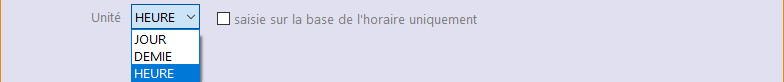 Définition des types d&#8217;absence et d&#8217;événements